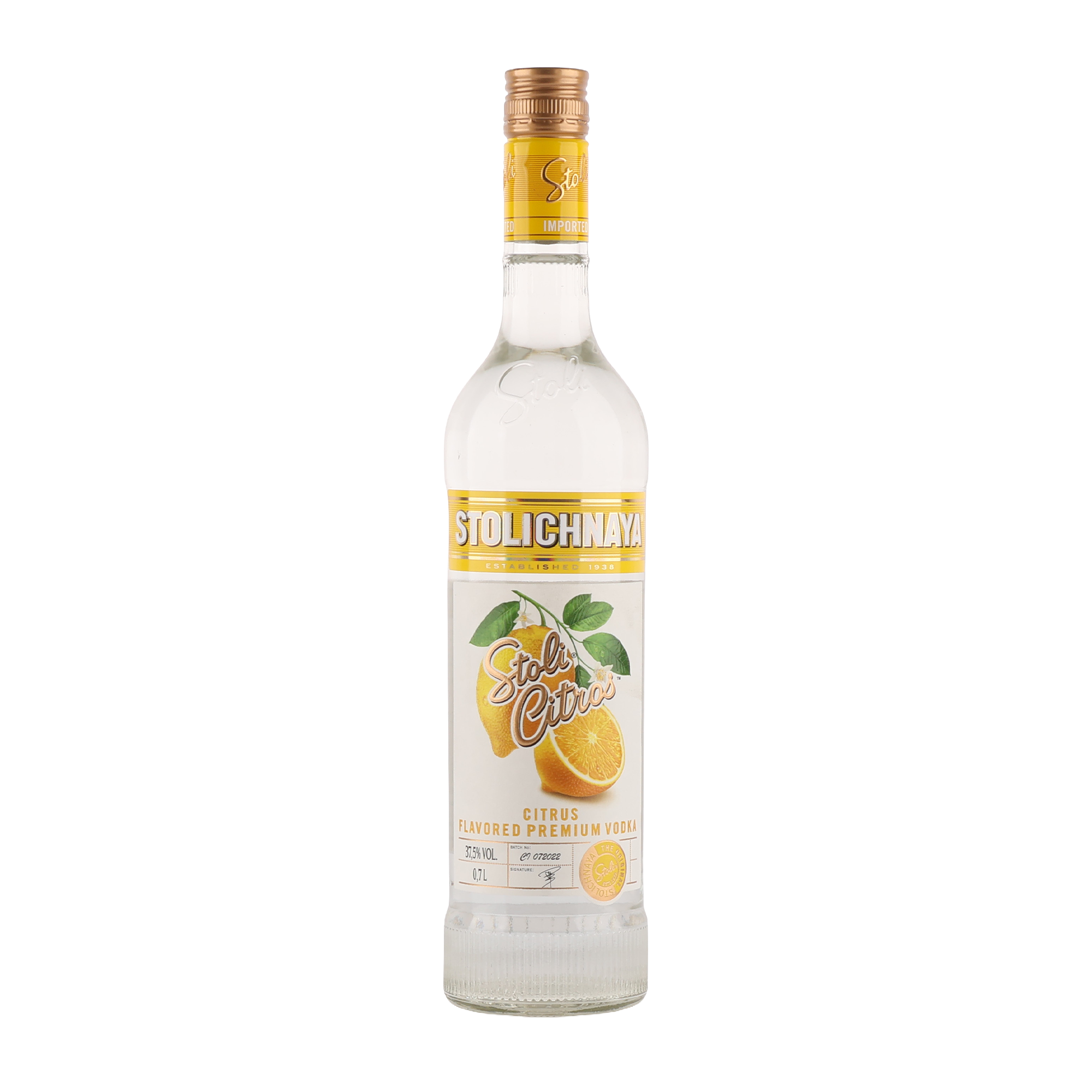 Stolichnaya Citrus Vodka - 37,5%