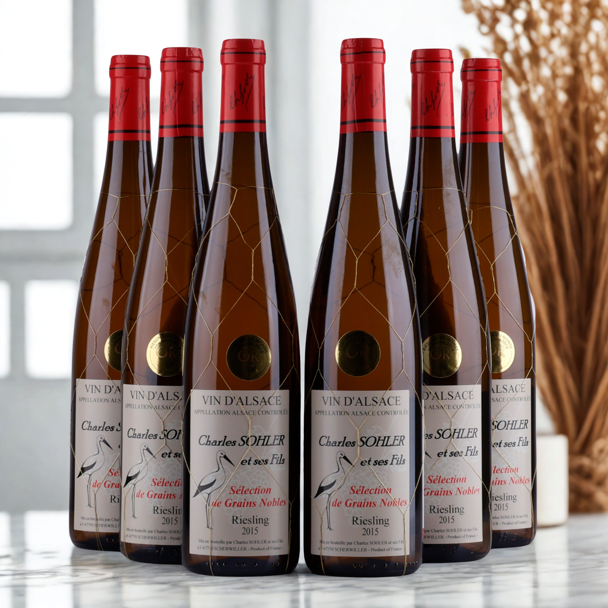 Vin D' Alsace - Selection De Grains Nobles - Riesling - 2015