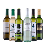 Lyxig vinlåda med vitt vin 