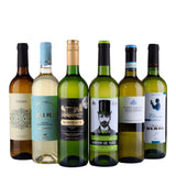 Lyxig vinlåda med vitt vin 