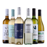 Lyxig vinlåda med vitt vin 