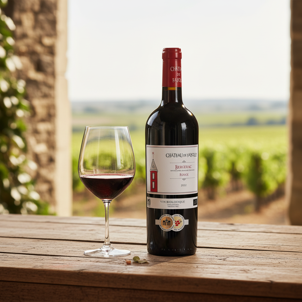 Cháteau de Fayolle - Bergerac - Ekologisk - 2022 - 14%